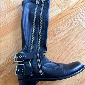 Black Combat & Moto Boots